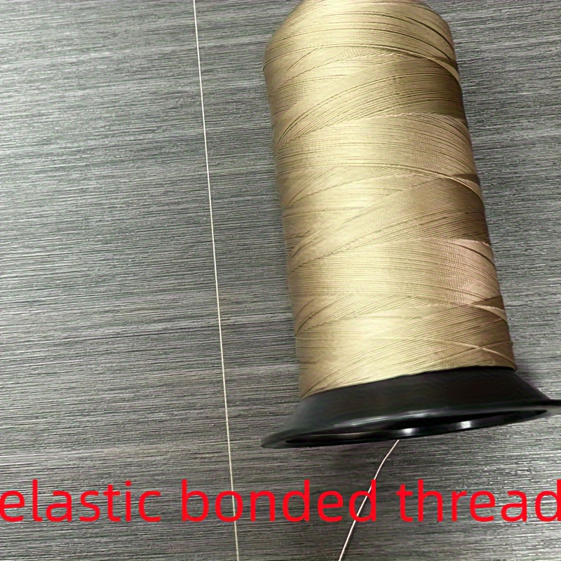 Tex 70 Bonded Nylon Thread for Sewing - 1500 YDs T70 Heavy Duty Black Nylon  T