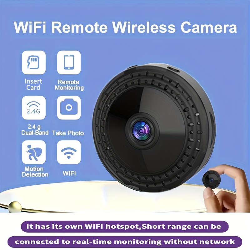 Caméra intérieure rotative HD - Connecté a Internet - Fonction détection de  mouvement