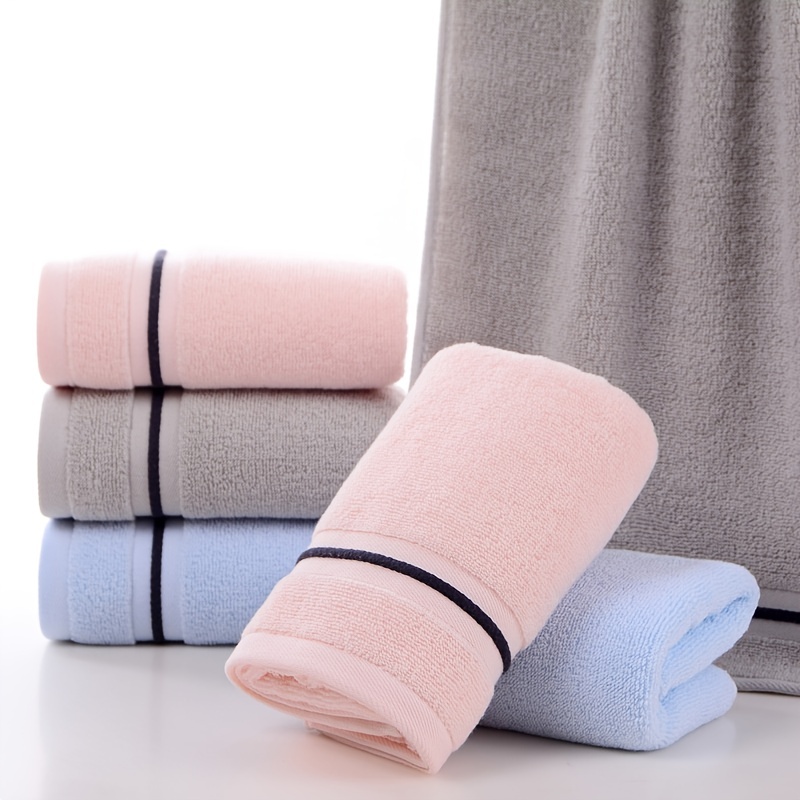 3 Pack Towel Set For Bathroom  Cotton Bath Towel For Adults