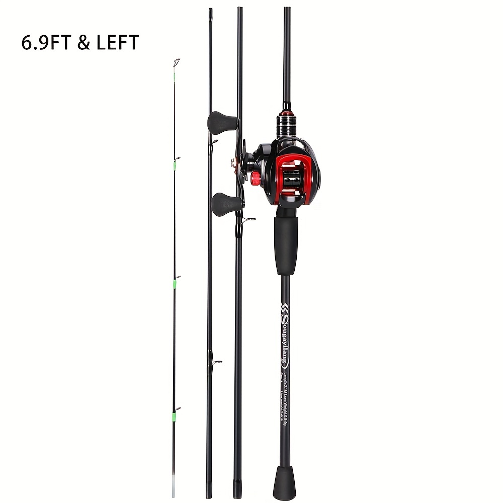 Sougayilang Fishing Rod Reel Full Kit 1.8m / 4 Sections - Temu Australia