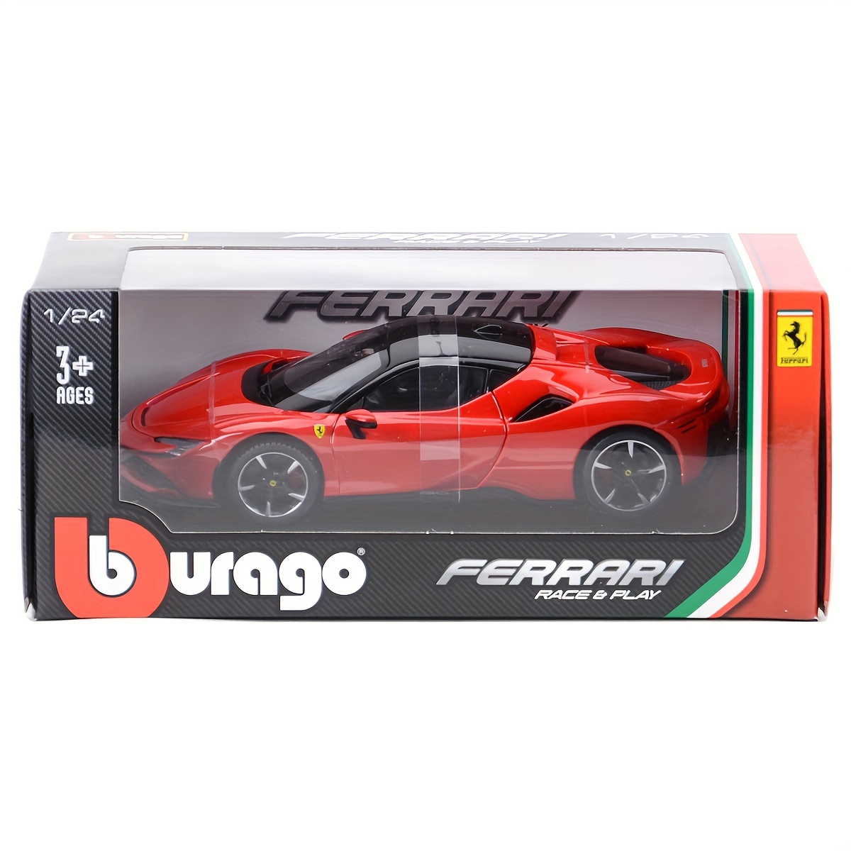 Burago 1/24 Ferrari SF90 Stradale Diecast Model - Wonderland