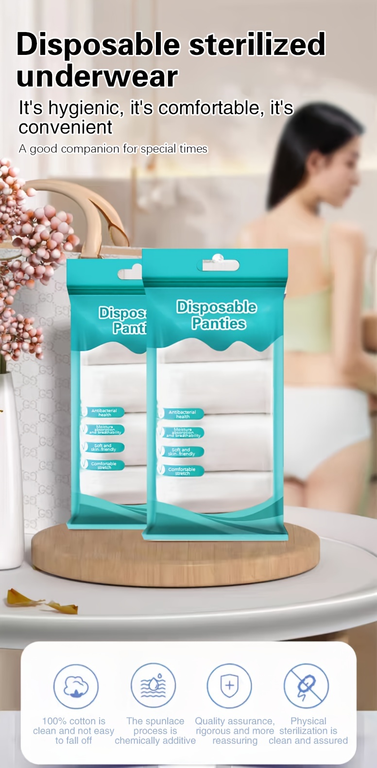 Convenient Disposable Underwear For Women Perfect For Travel