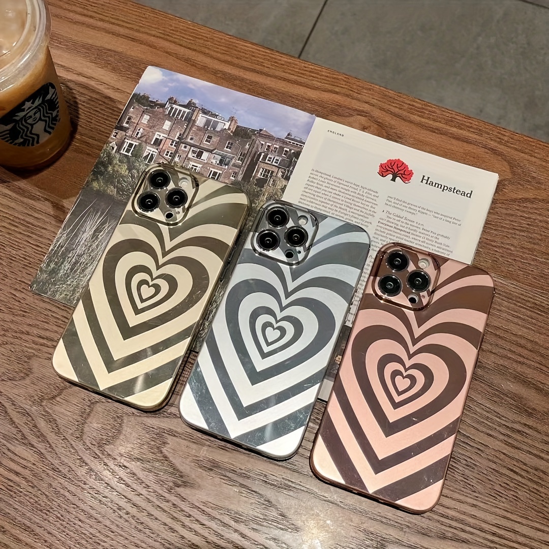 Square iPhone 14 Pro Max Case 13 12 11 Square Latte Love 