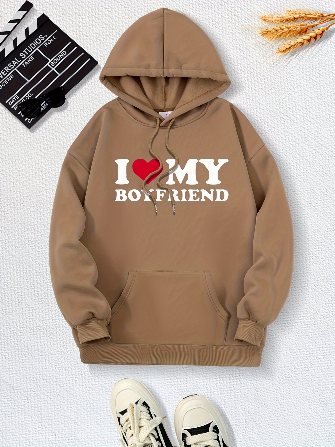 Hooded clearance drawstring boyfriend