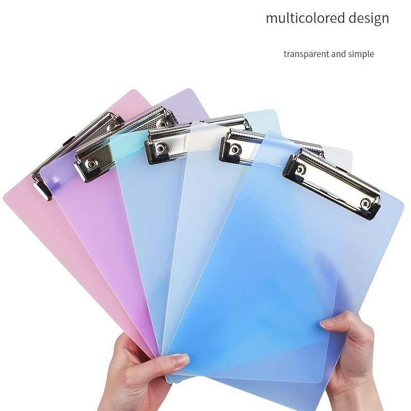 Transparent Plastic Office Folder A4 Size Writing Board