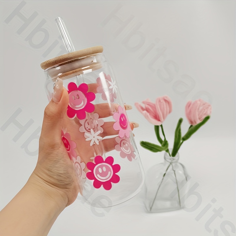Focus on the Good Floral Camera Libbey Beer Can Glass – High Cotton  Creations