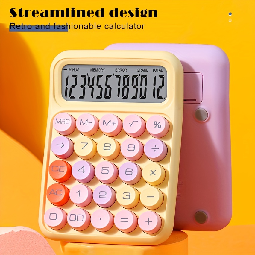 Candy Color Calculator Aesthetic Calculator Desktop 12 Digit