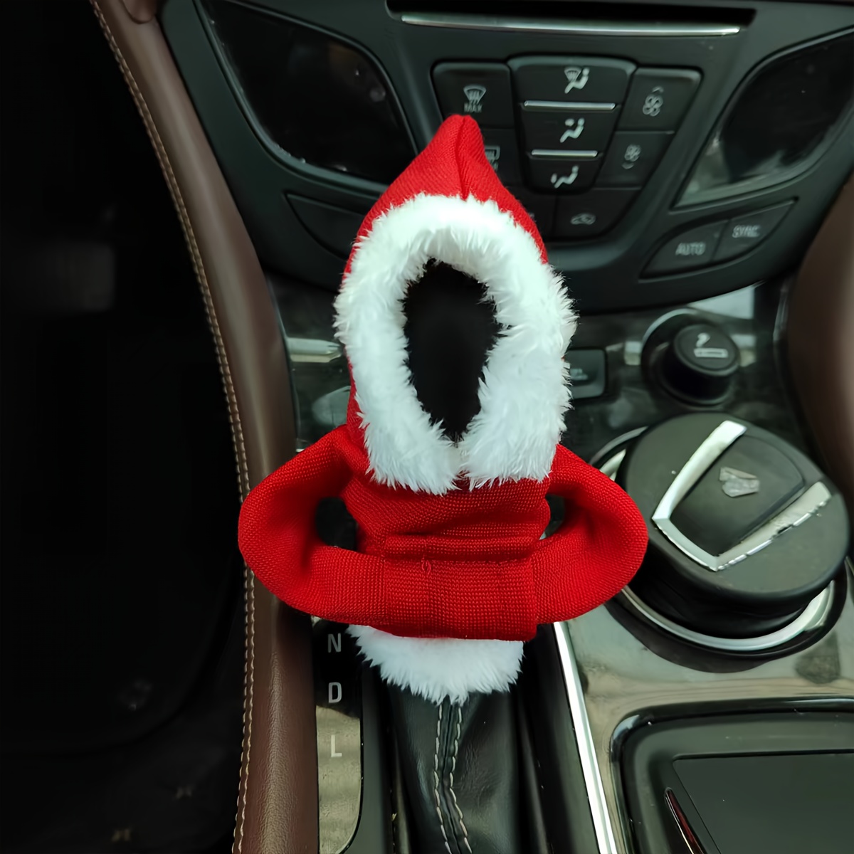 Hoodie Car Gear Shift Cover Christmas Decor Gearshift Hoodie Car