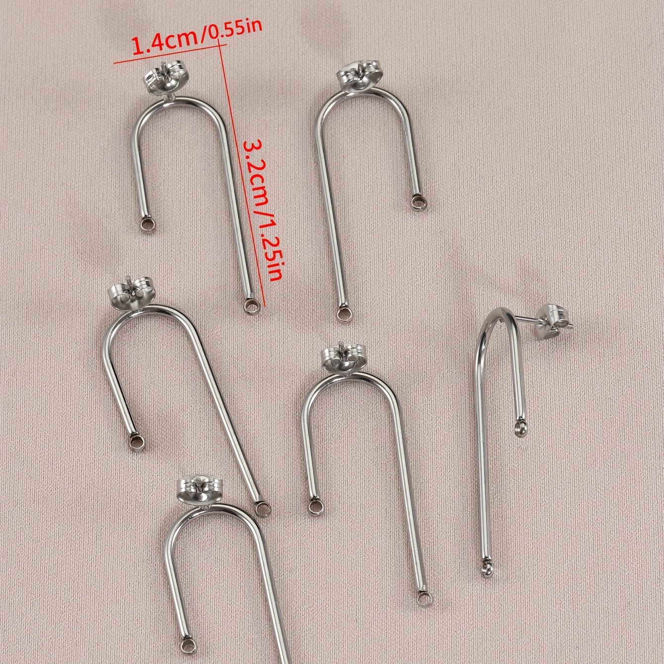 Stainless Steel Jewelry Making  Stainless Steel Earring Studs