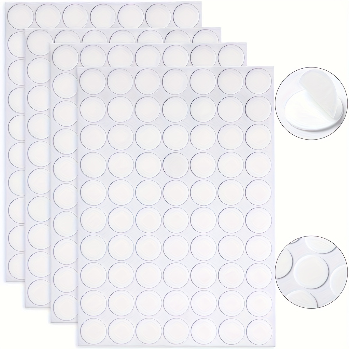 Transparent Double Sided Sticky Adhesive Dots Round Acrylic - Temu