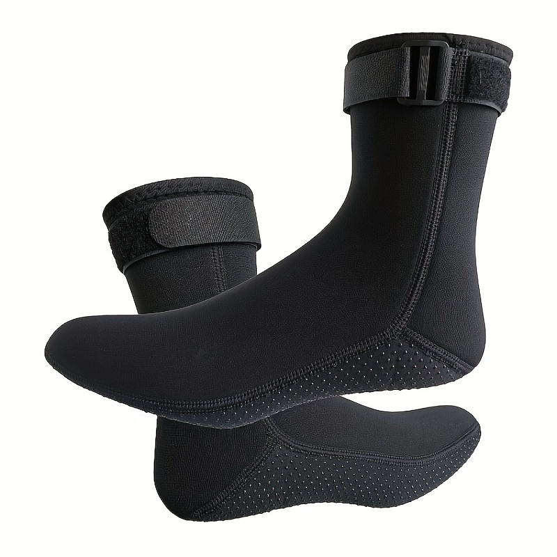 

Unisex 3mm Thick Neoprene Diving Socks, Anti Skid Warm Wear-resistant Winter Swimming Socks Coldproof Surfing Snorkeling Beach Water Sports Socks Shoes