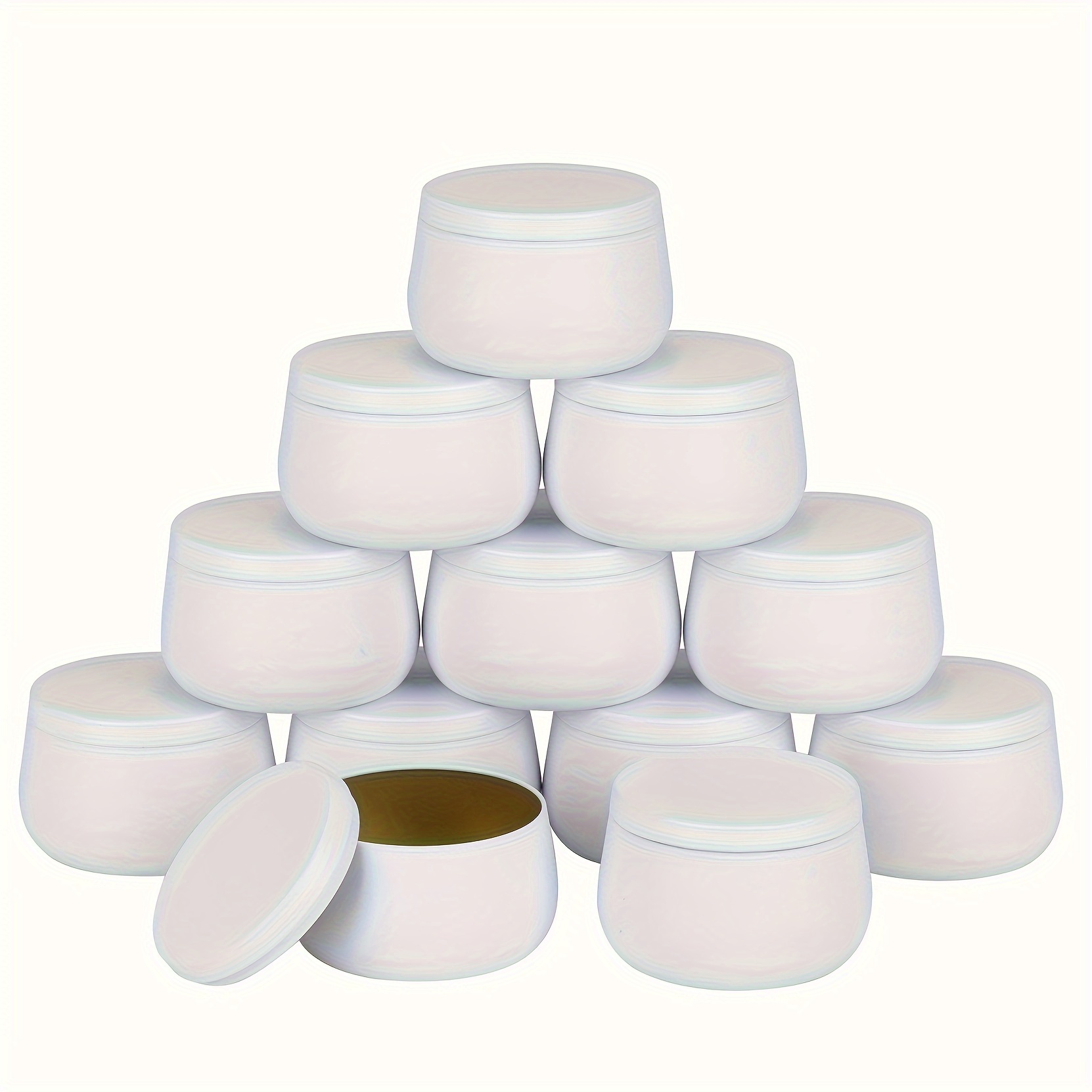 Candle Tins Metal Tins Round Candle Containers For Candle - Temu