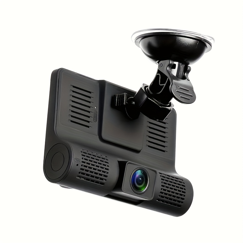 onn. 1080p HD Black Car Dash Cam, 2.4 LCD Screen, 110 Degree Vision Angle,  Play Video Recordings, 0.5 lb.