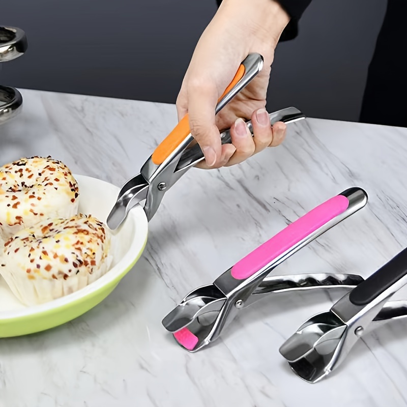 Hot Pot Pliers, Anti-scald Pizza Pan Gripper, Hot Plate Gripper, Hot Pan  Gripper, Hot Plate Clip, Pot Pliers For Kitchen Barbecue Picnic Microwave  Oven Air Fryer, Kitchen Gadgets, Kitchen Supplies, Kitchen Stuff 