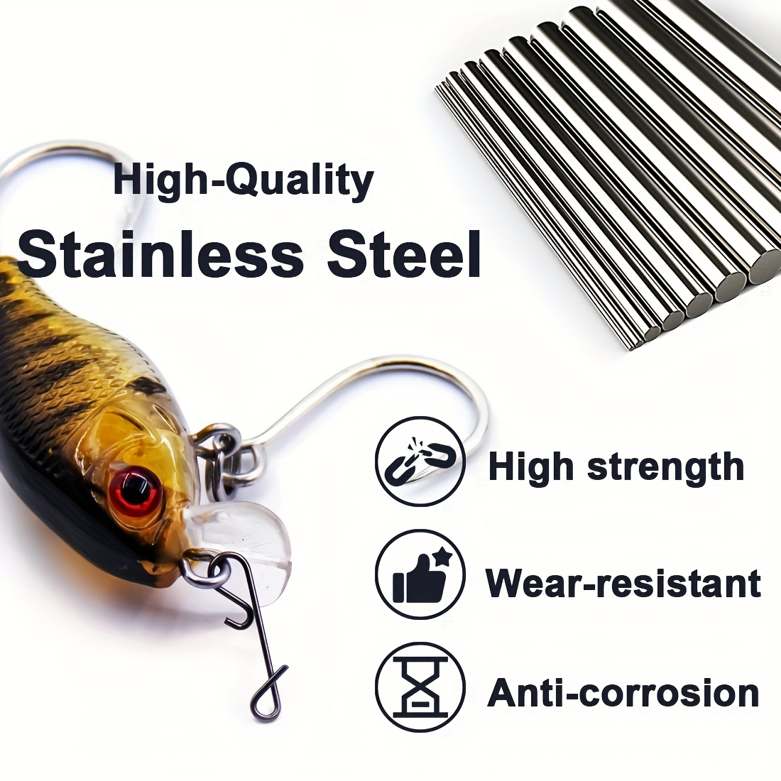 9km Fishing Snap Pin Fishing Line Connector Stainless Steel - Temu United  Arab Emirates