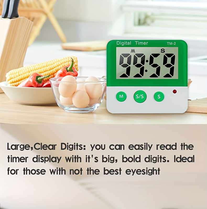 1pc, Timer, Timer da cucina digitale, Timer da cucina per il conto alla  rovescia, Timer con