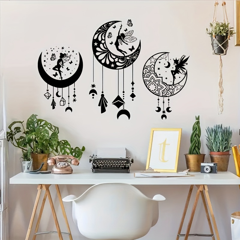 Design Your Fantasy with this Boy Fishing On Moon Name Wall Decal