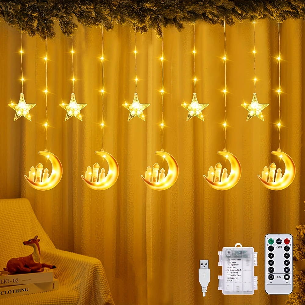 Ramadan Small Lantern Led Electronic Candle Light New Clock - Temu