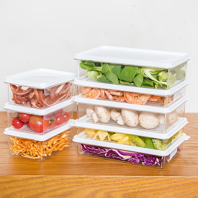 Storage & Organization, Food Preservation Trays, Stackable, Reusable Food  Tray Fresh-keeping Tray With Plastic Lid, Durable, Superior For Keeping Food  Fresh, Dishwasher & Freezer, Kitchen Supplies - Temu