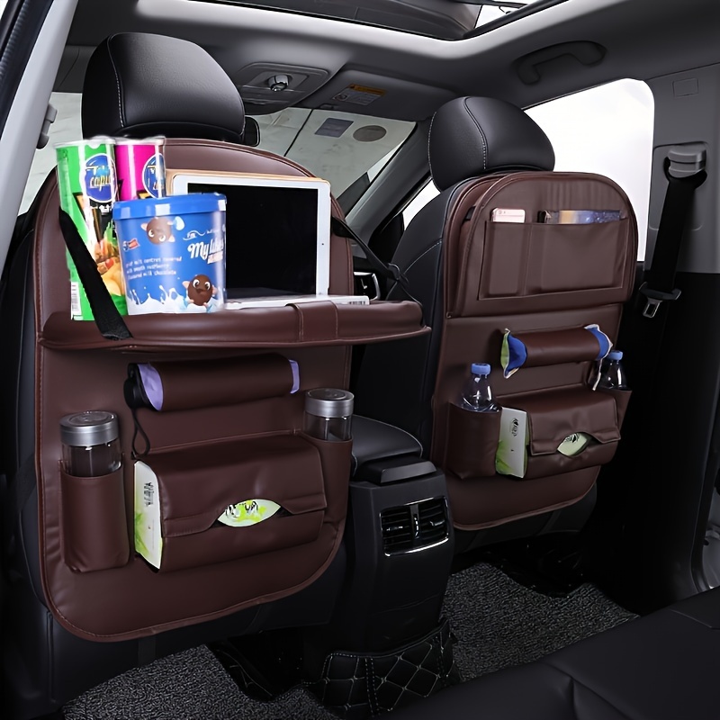 Auto-Rücksitz-Organizer mit 2 Getränkebecherhaltern