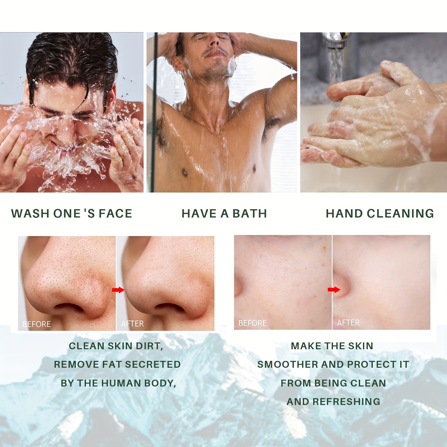 Acne Dark Spot Soap Bar for Face Body Cleansing Bath