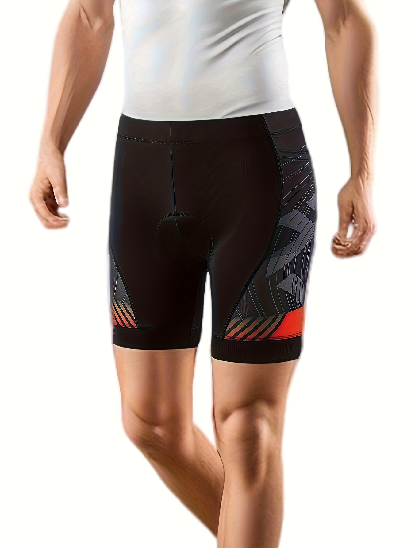 Men Summer Cycling Shorts Quick Dry Breathable Gel Padded Bike