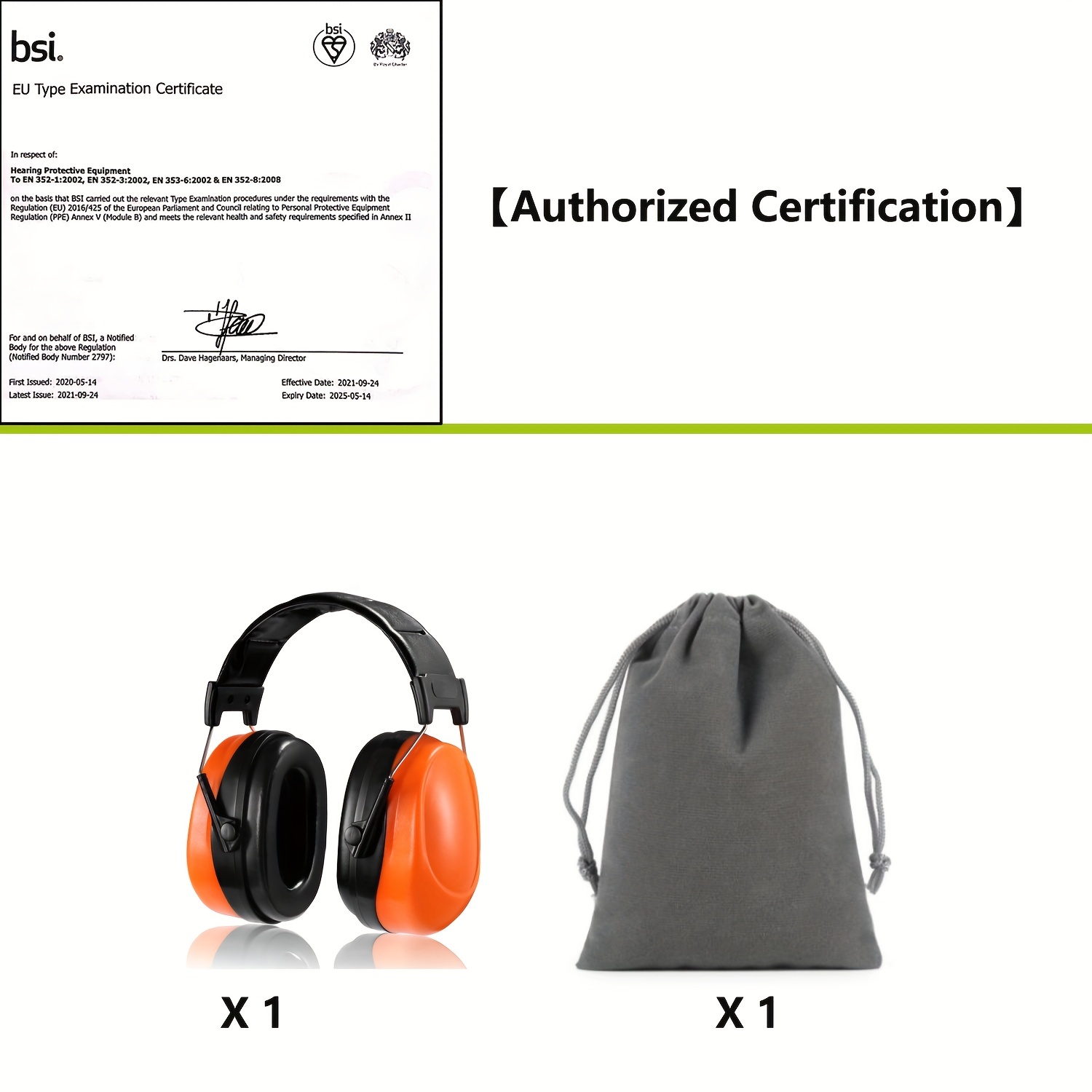 Noise Reduction Safety Ear Muffs, Hearing Protection Earmuffs, NRR 28dB  Noise Sound Protection Headphones for Shooting Gun Range Mowing  Construction