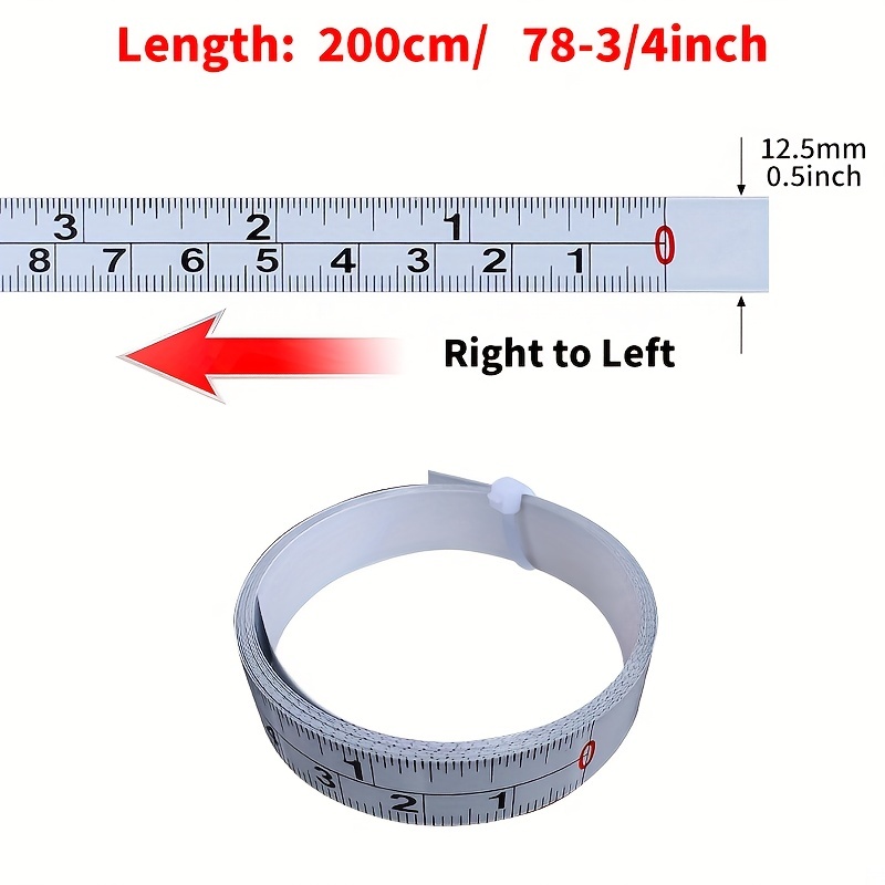 Mini Standard/Reverse 6' Tape Measure, 5/8 Wide