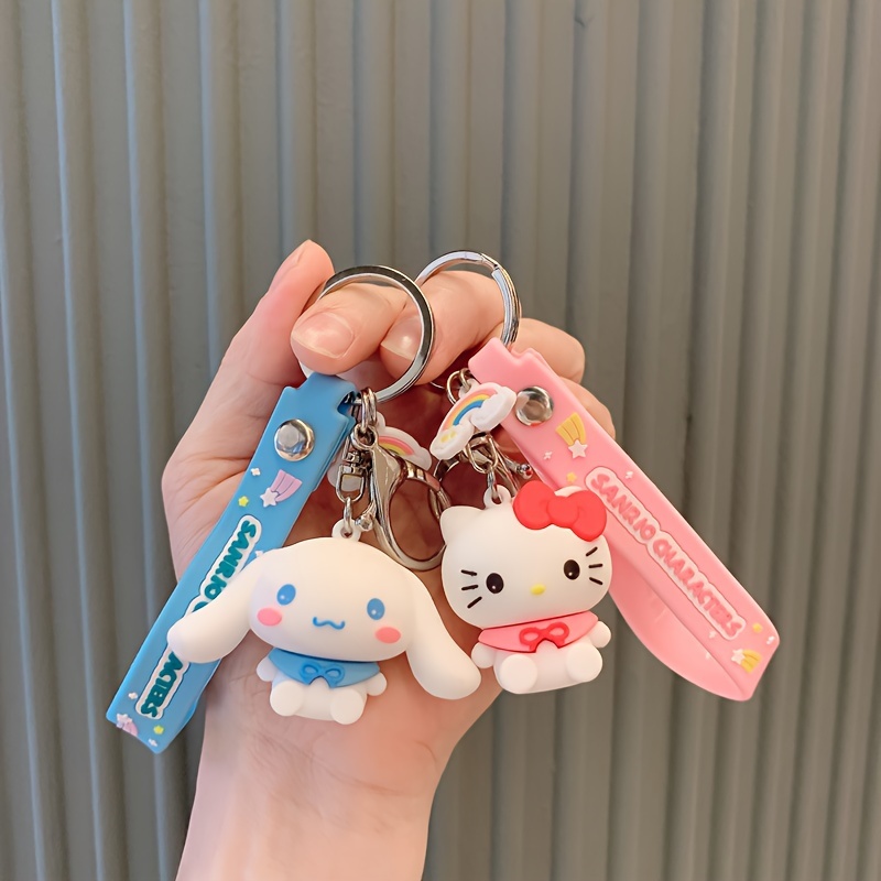 Kuromi Schlüsselanhänger Kawaii Sanrioed Pochacco Cinnamoroll  Schlüsselanhänger Hallo Kittys Cartoon Anime Niedliche Anhänger Rucksack  Zubehör Geschenke