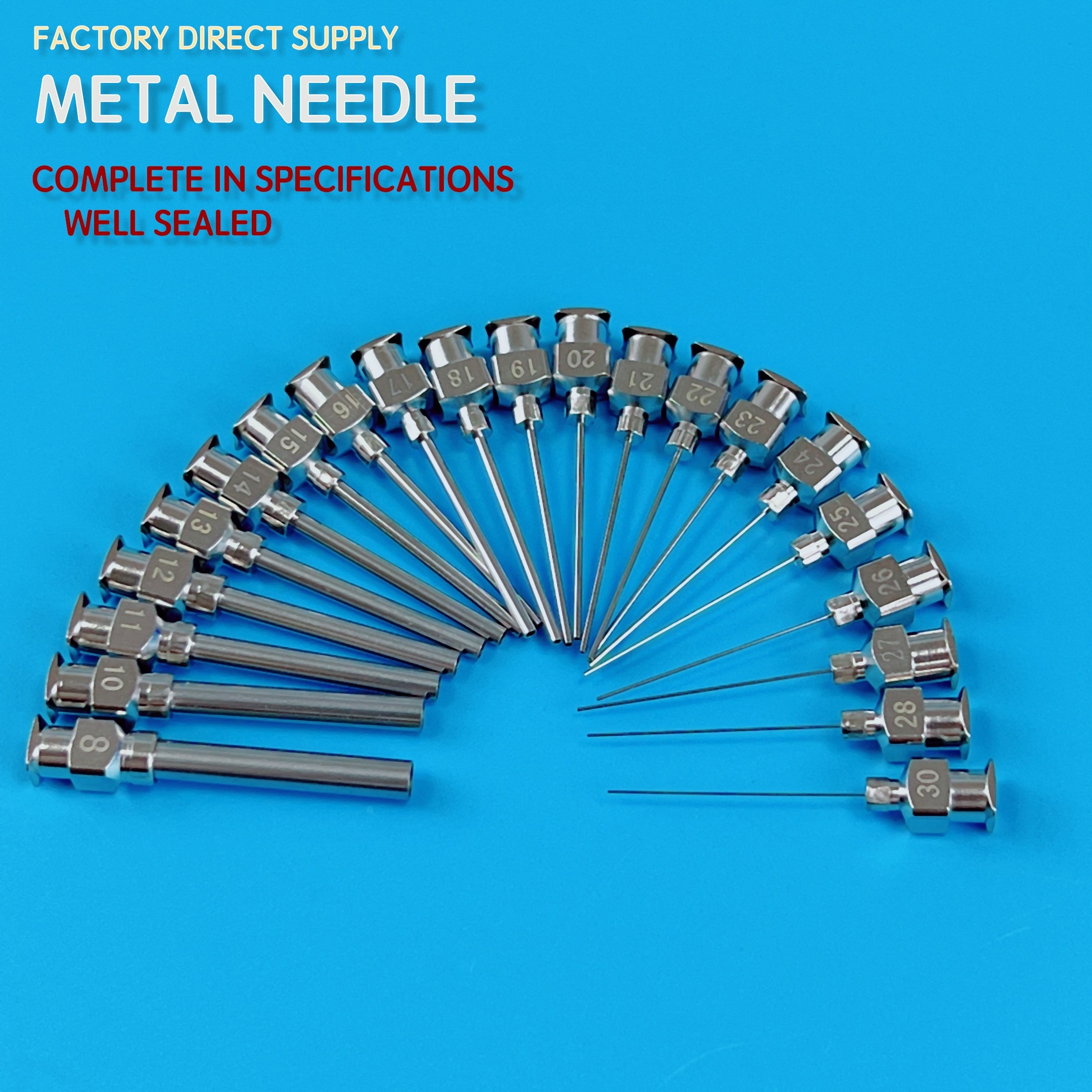 12 Pack Dispensing Needle Set, 1.97inch Stainless Steel Blunt Tip Luer Lock  8, 10, 12, 14, 16, 18 Gauge.: : Industrial & Scientific