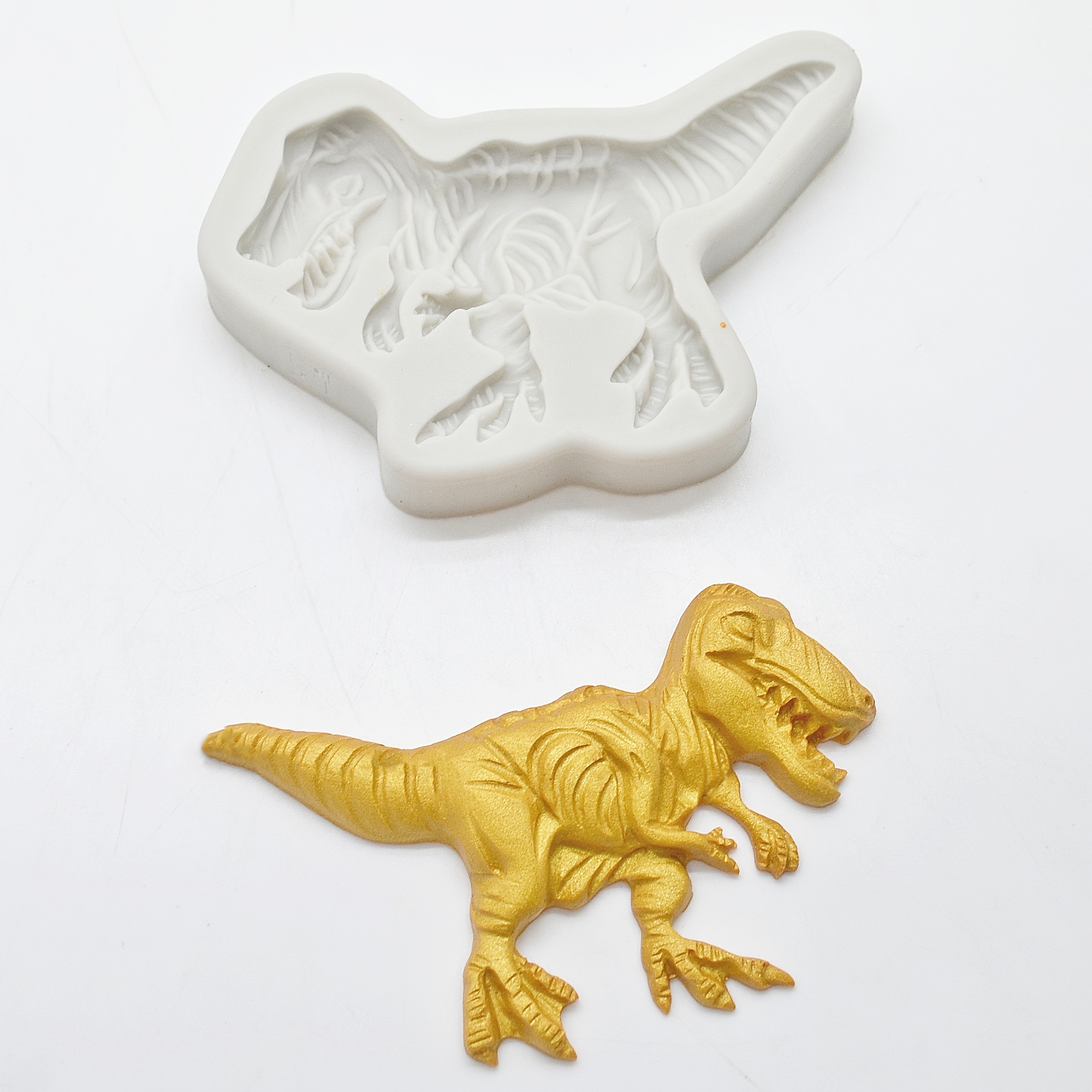 Dinosaur Silicone Mold SOAP Plaster Wax Resin Clay T-REX Dino