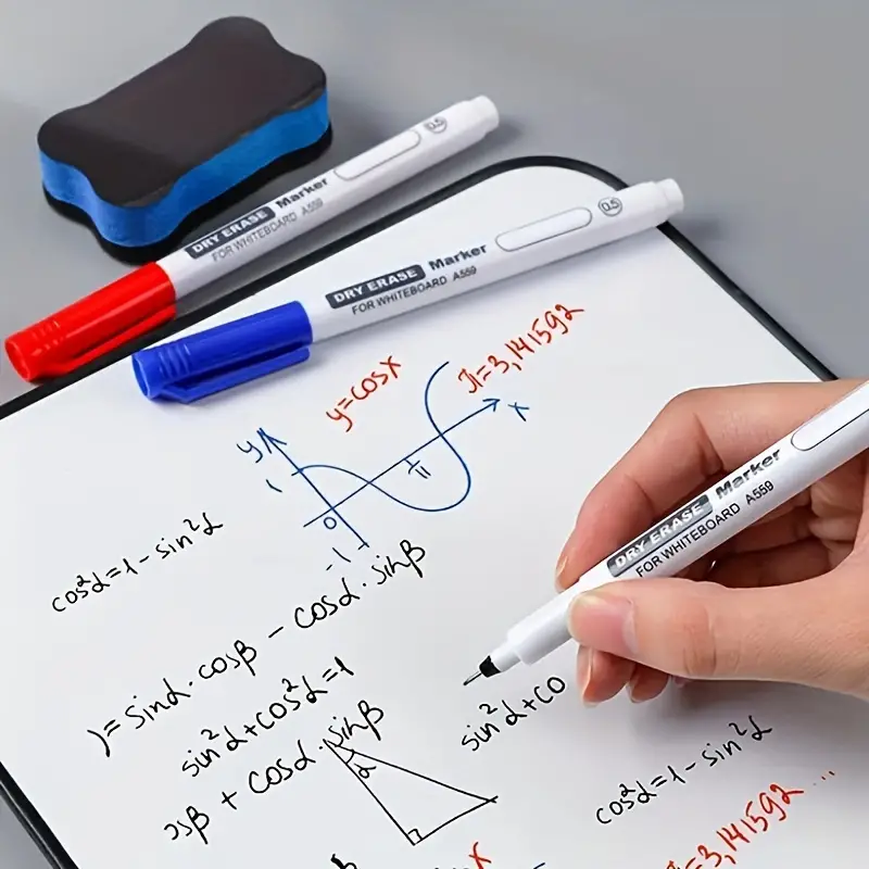 Fine Erasable Whiteboard Pen Fine Dry Erasing Pen Office - Temu
