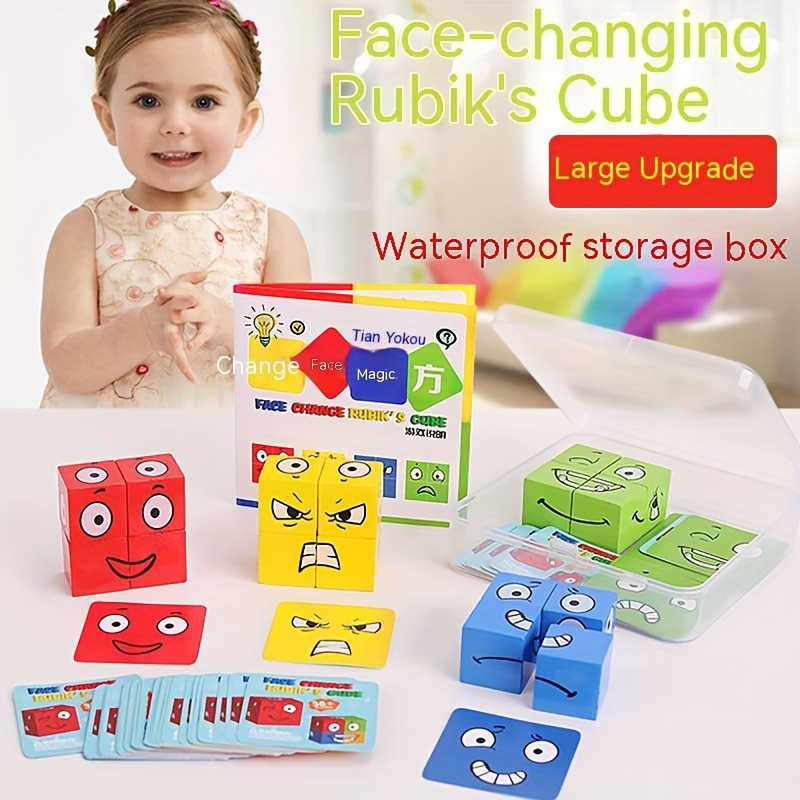 Face Change Rubik's Cube - 64 Challenging cards - Buy Educational Toys  Online - Odeez Toy Store