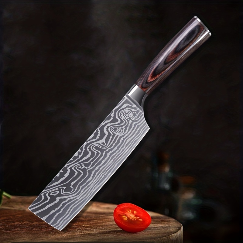 Damascus Knife Set - Temu