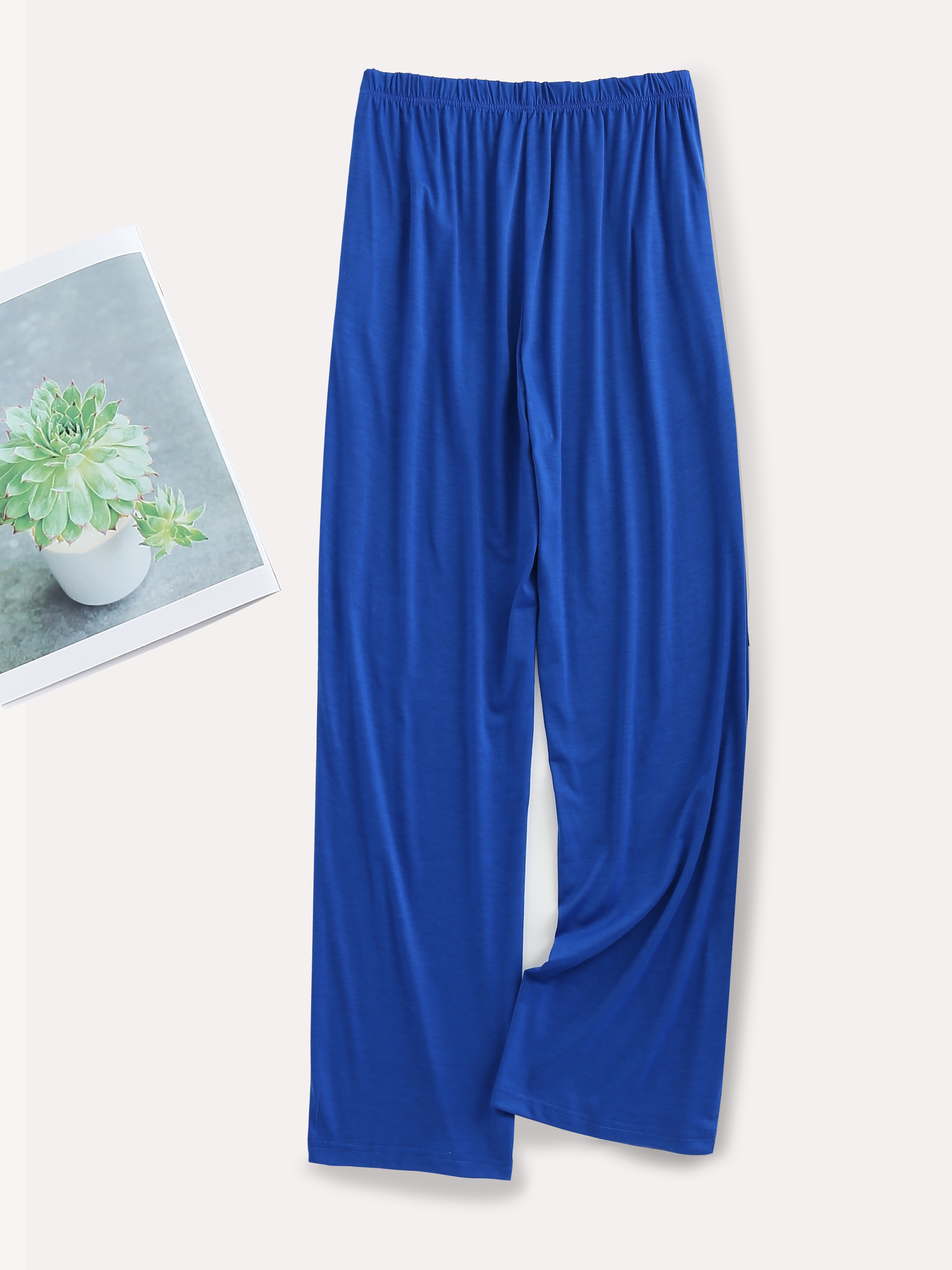 Solid Royal Blue Pajama Pants