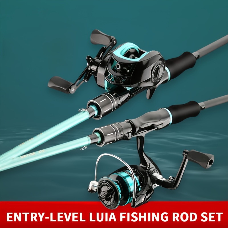 Ultimate Fishing Combo Set Long Casting Rod Reel Line Bag - Temu