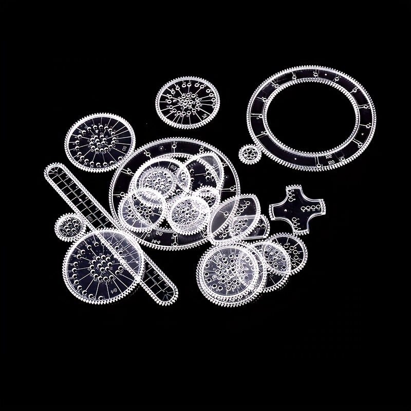Spirograph Drawing Toys Set Interlocking Gears - Temu
