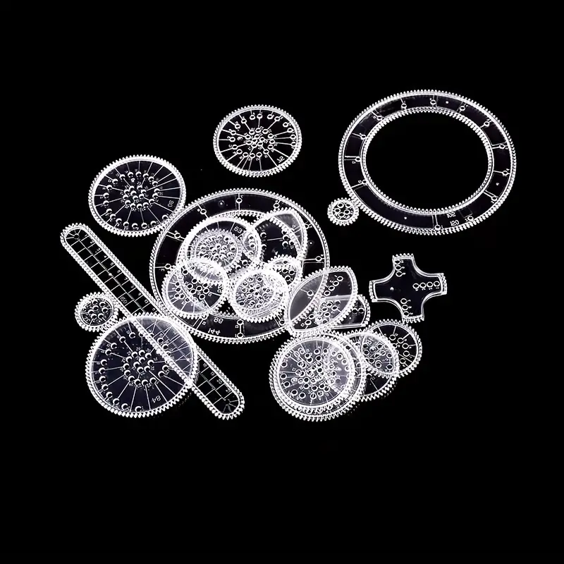Spirograph Drawing Toys Set Interlocking Gears Wheels - Temu Germany