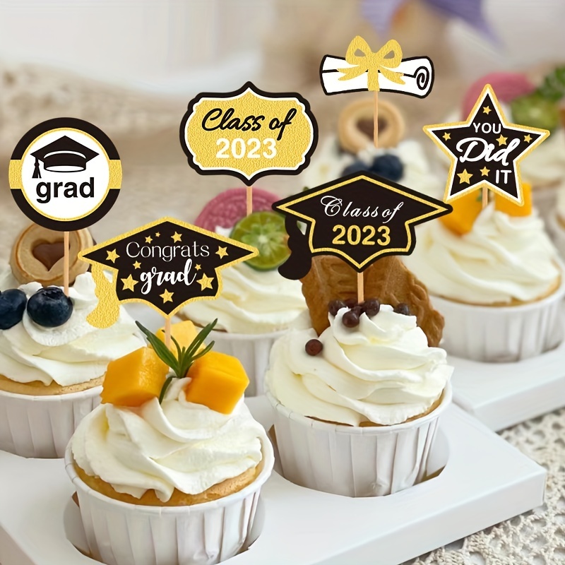 Class Of 2023 Toppers E Decorazioni Per Torte Di Laurea - Perfetti Per La  Cerimonia Di Laurea E La Celebrazione Della Festa