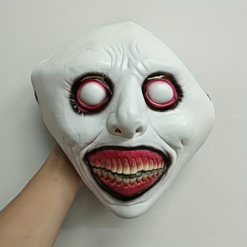 Men's Funny Halloween Party Cosplay Ghost Mask, Scary Face Mask Horror Head  Mask Fancy Dress Up, Ideal Choice For Gifts - Temu