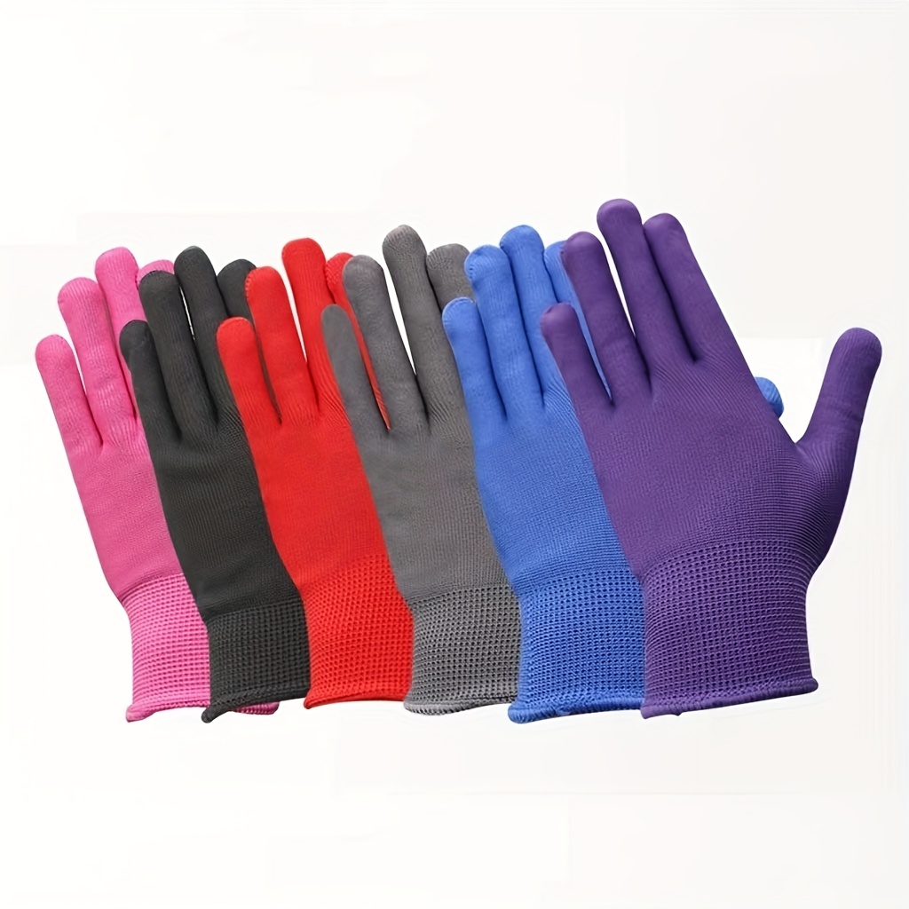 10 Paires Épaissir Des Gants De Travail En Caoutchouc Anti-dérapant  Antistatique Mécanicien Gants De Travail Pour Femmes Hommes Jardinage  Peinture, Livraison Gratuite, Retours Gratuits