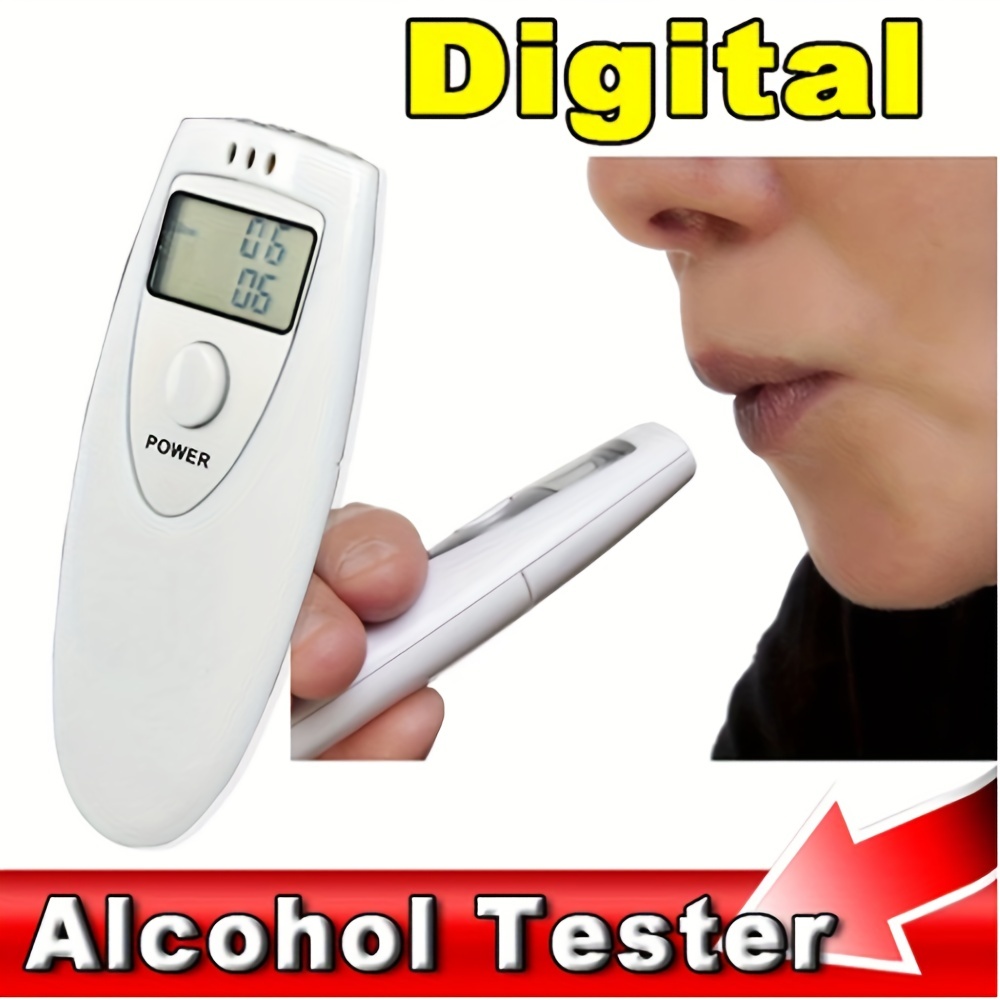 Digital Åndedræt Alkohol Tester Mini Professionel Politi Alkohol