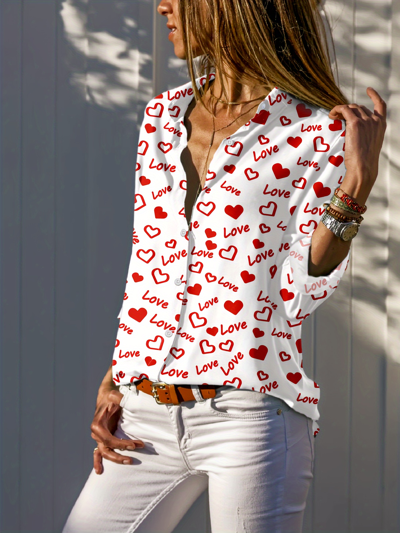 Camicia personalizzata Amo la mia ragazza con foto,T-shirt personalizzata  Amo la mia ragazza per San Valentino,Camicia Amo il mio ragazzo -   Italia