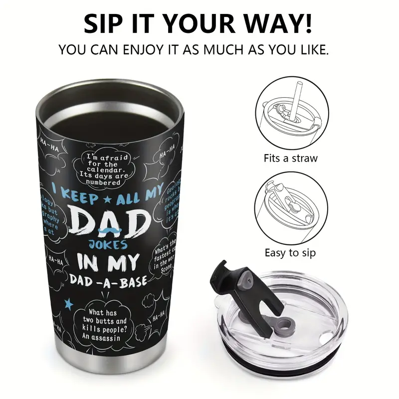 World's Greatest Daddy, Metal Insulated Coffee Mug, Custom Travel Coffee Mug,  Coffee Mugs, Mugs, Metal Coffee Mug, Gifts for Dad 