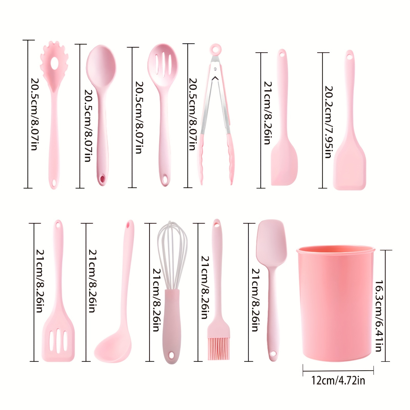 Silicone Utensil Set Kitchen Utensil Set Safety Bpa Free - Temu