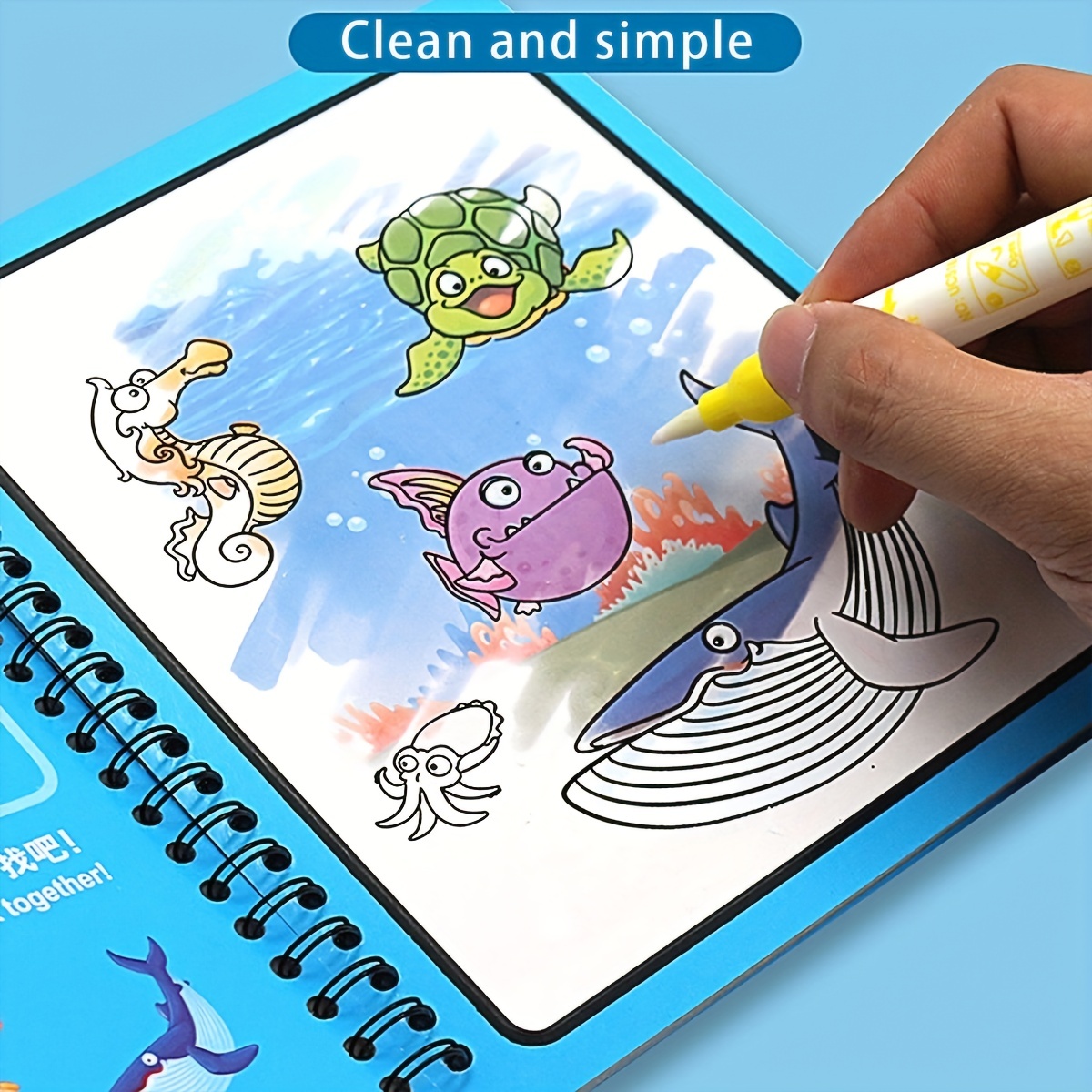 Magic Water Coloring Book - Animal