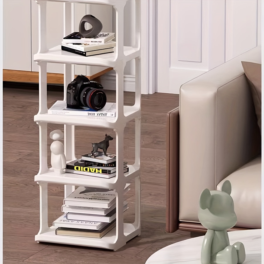  OWKAY Zapatero plegable simple montaje DIY estante apilable de  plástico para zapatos ahorro de espacio hogar baño dormitorio  almacenamiento de zapatos soporte de 3 capas VitalityOrange : Hogar y Cocina