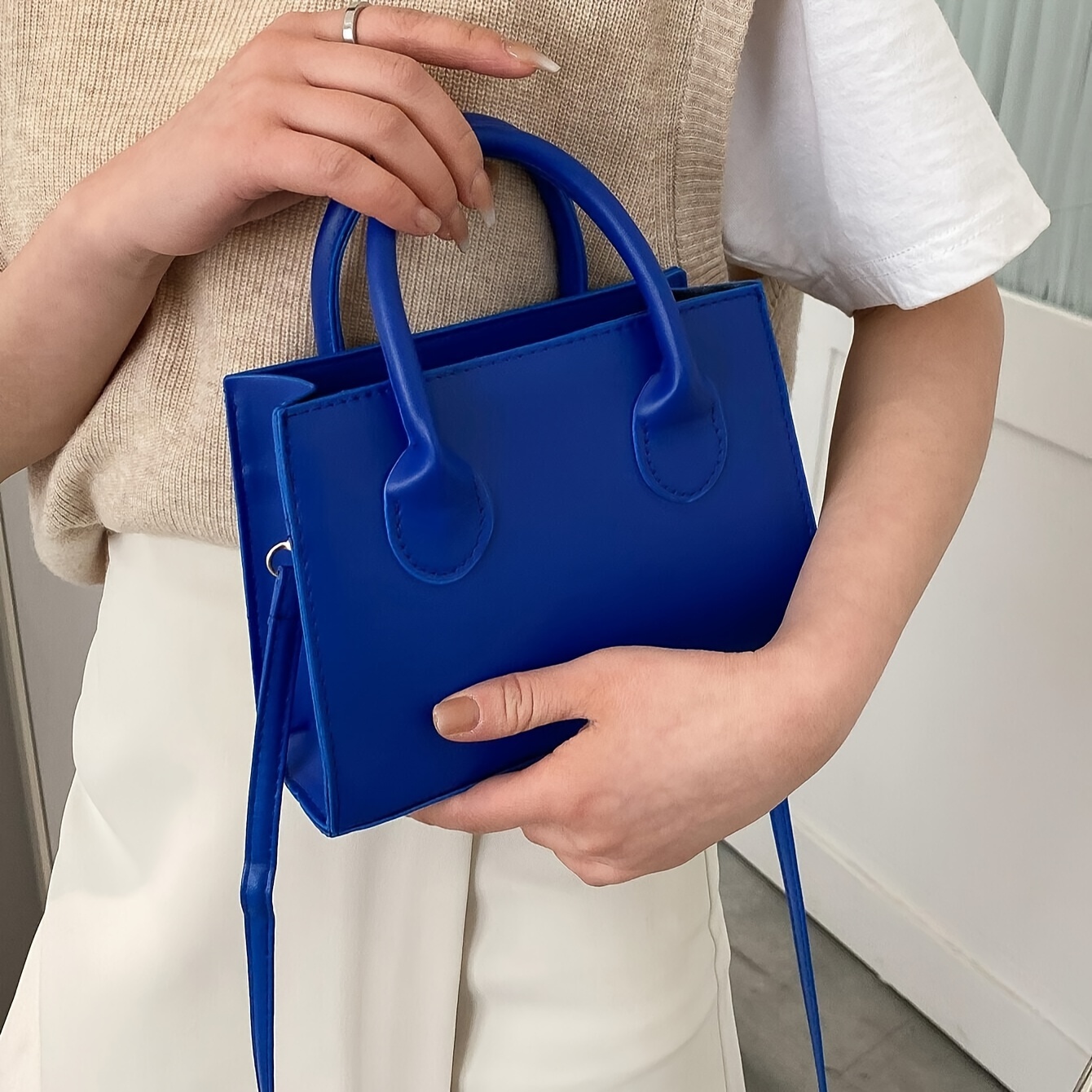 Blue on sale mini purse