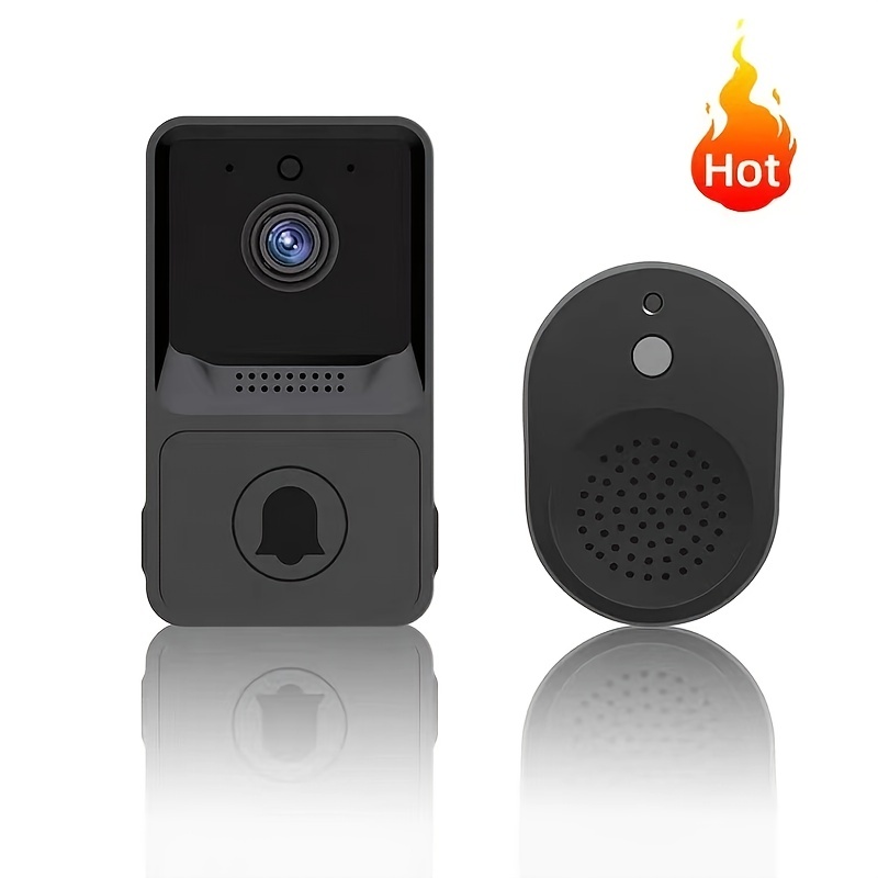 720P Wireless Video Doorbell with Night Vision, Two Way Talkback and Infrared for Indoor/Outdoor Use