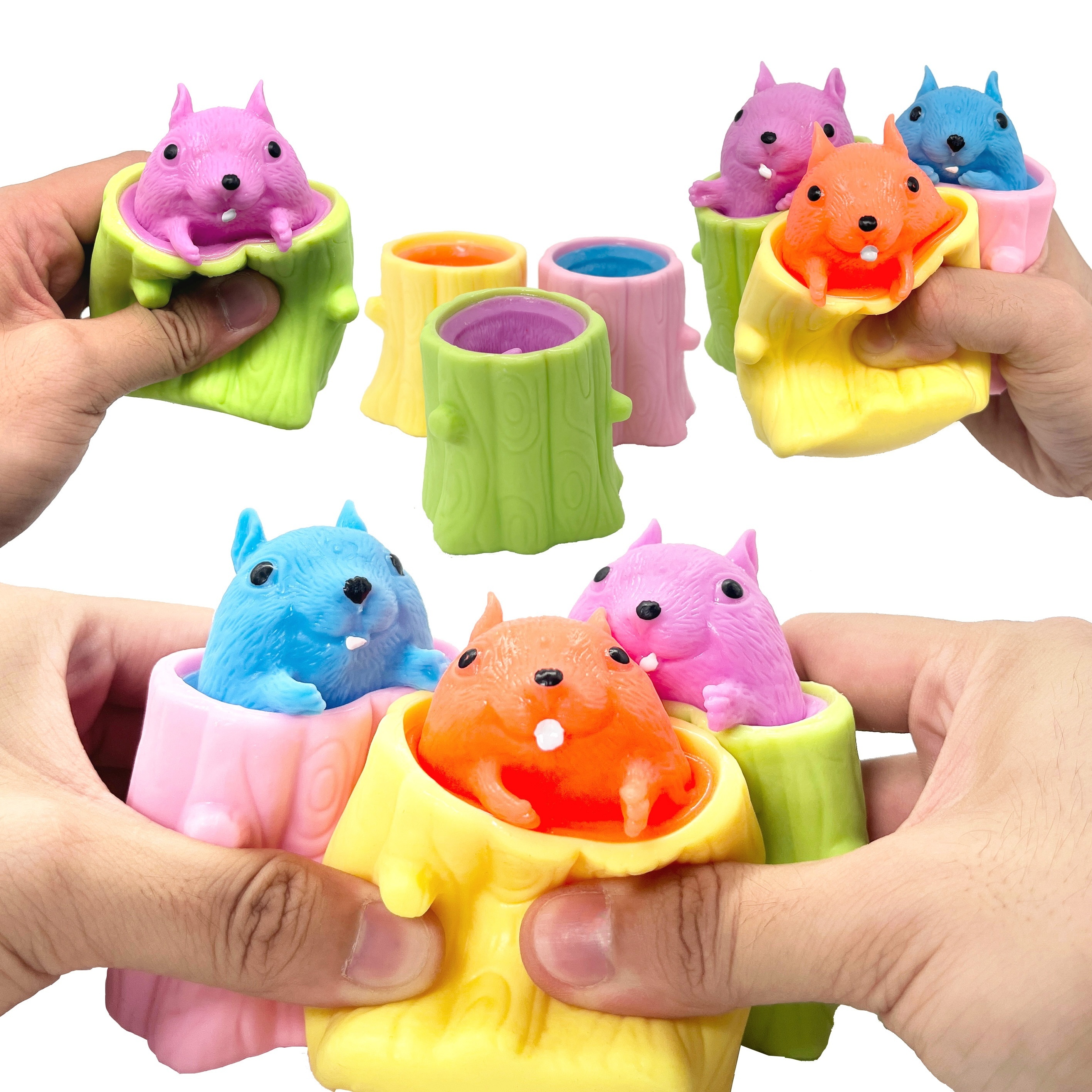 Squishy Toy Mignon Animal Squeeze Spit Bubble Toy Décompression Fidget  Antistress Stress Sensory Stress